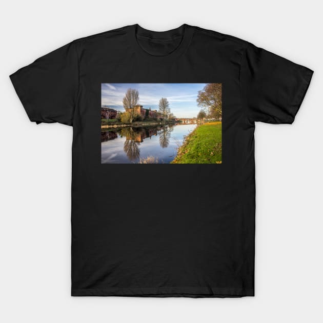 Dumfries Dock Park River Nith Photograph Galloway T-Shirt by CreativeNatureM